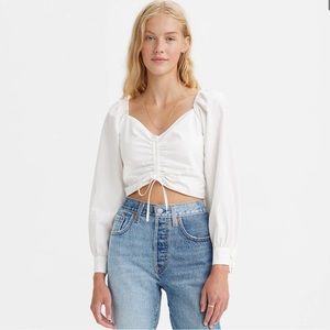 Levis Devin White Blouse
